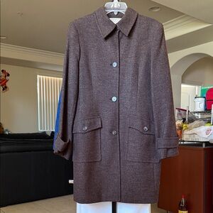 Jones New York Classic Brown Trench Coat